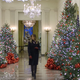 Image for article titled The White House’s scary Christmas decorations are back